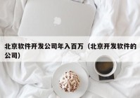 北京软件开发公司年入百万（北京开发软件的公司）