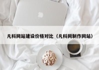 凡科网站建设价格对比（凡科网制作网站）