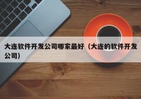 大连软件开发公司哪家最好（大连的软件开发公司）