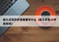 嵌入式软件开发需要学什么（嵌入式有35岁危机吗）