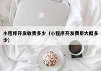 小程序开发收费多少（小程序开发费用大概多少）